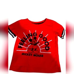 Disney Mickey Mouse Red Graphic T-Shirt 18m